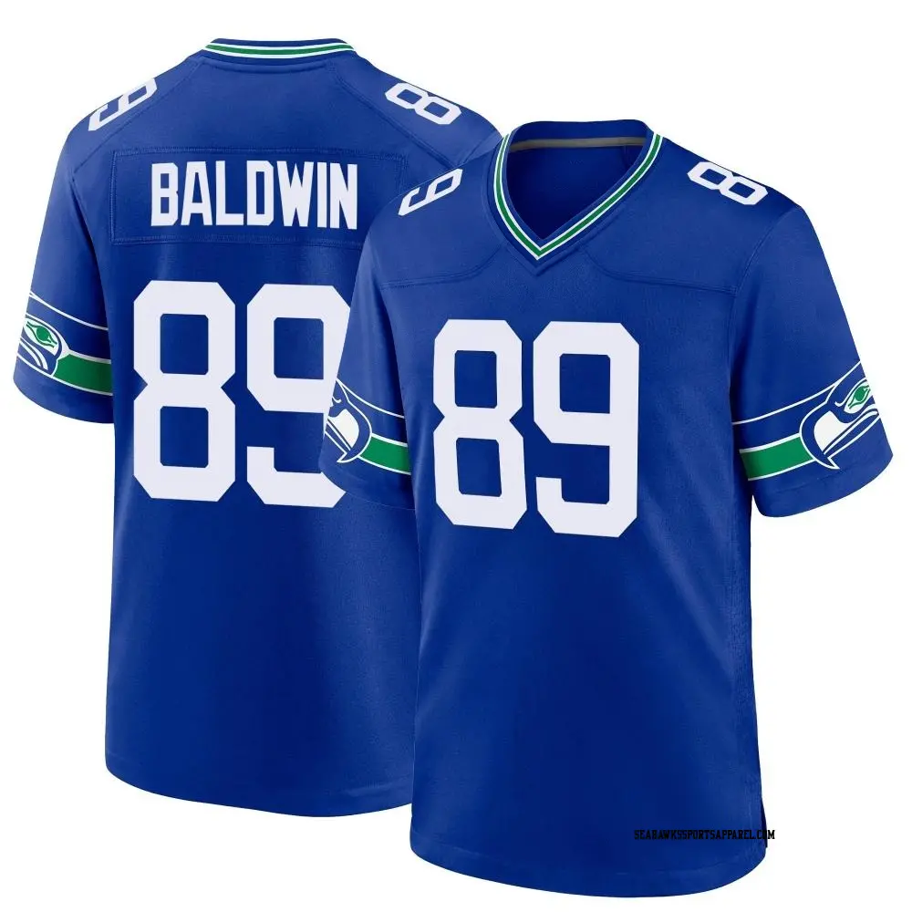 Game Royal Men s Doug Baldwin Seattle Seahawks Throwback Jersey Seahawks Store