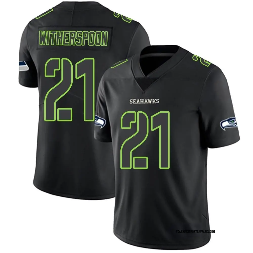 Limited Black Impact Men s Devon Witherspoon Seattle Seahawks Jersey Seahawks Store