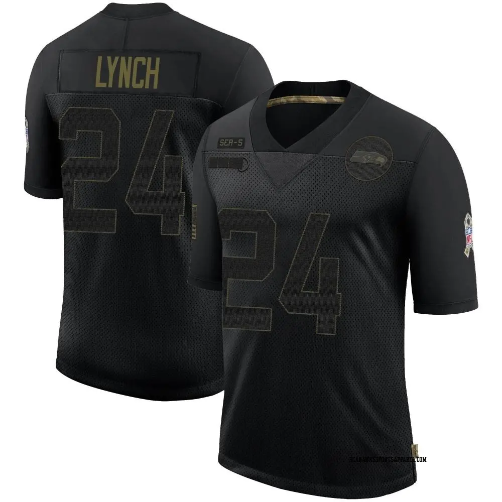 Marshawn lynch black jersey hotsell