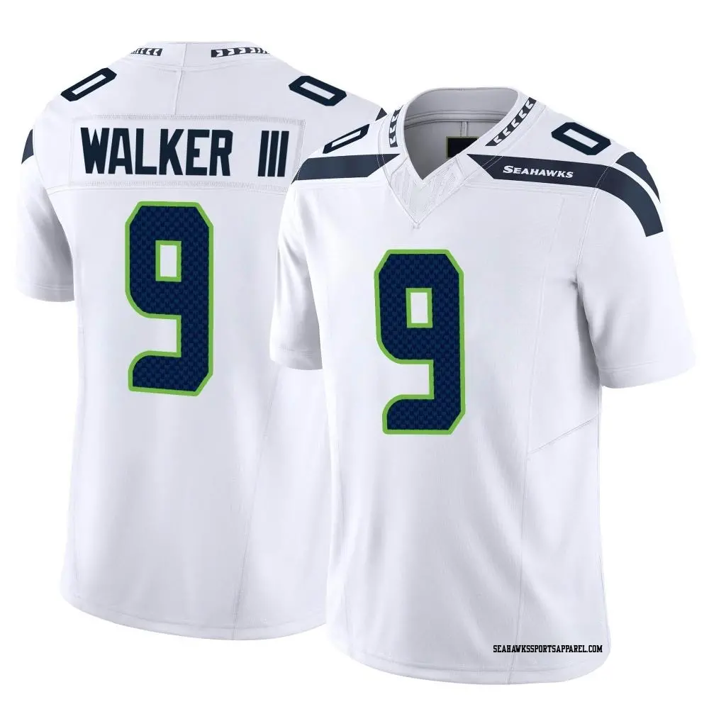 Limited White Youth Kenneth Walker III Seattle Seahawks Vapor F.U.S.E. Jersey Seahawks Store